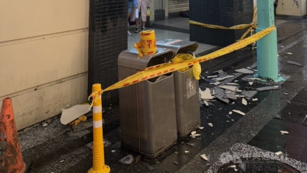 西門町建物磁磚掉落砸傷1人  北市擬開罰