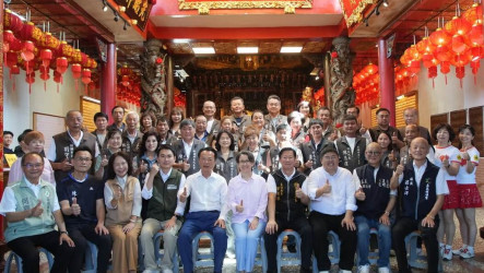 蕭副總統嘉義中埔揭匾  籲立院儘速完成預算審議