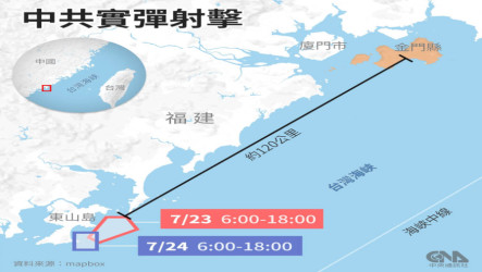 陸在台海實彈射擊　陸委會：對台影響不大