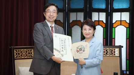 日本熊本縣強震適逢知事訪中市　盧秀燕傳達慰問
