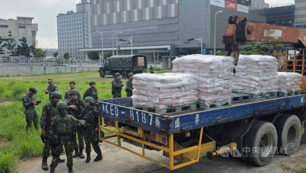 國軍漢光42號演習　澎湖進行補給品運補演練