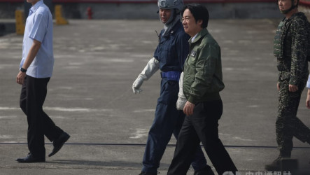 視導漢光演習　賴總統：提升國防力量給國軍海巡支持