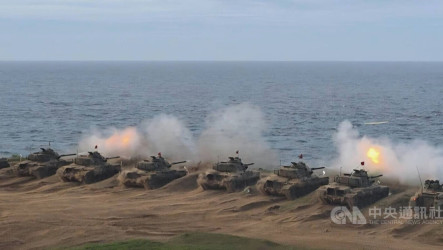 漢光演習澎湖要域火殲實彈操演　模擬應對敵軍登陸