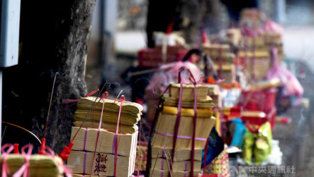 金門古寧頭村民路祭陣亡軍魂　祈求地方平安