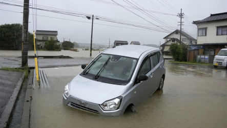 日本石川縣、富山縣豪雨成災　發布最高級大雨特別警報