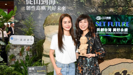 雷艾美展現永續　上山拍攝遵守無痕山林原則