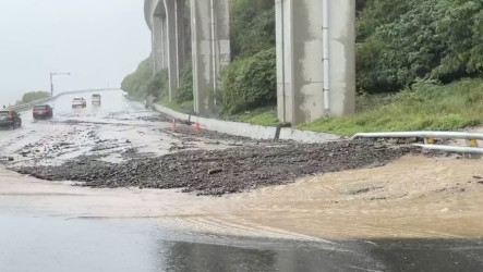 台東大雨  台9線多良路段泥流阻道