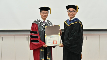 翁啟惠獲頒台東大學名譽博士 暢談AI驅動生醫創新