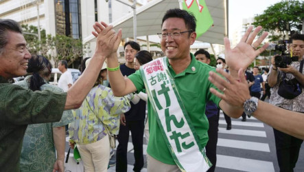 日本沖繩縣知事改朝換代 日媒：古謝玄太篤定當選