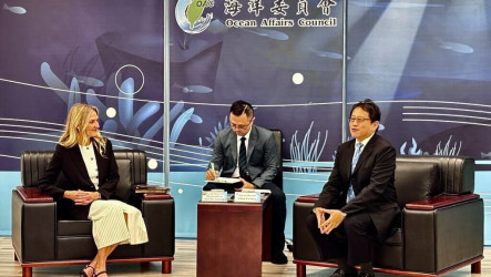 佛州議會領袖團訪海委會　雙方交流中國灰帶行動