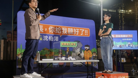 沈伯洋首辦肥皂箱活動　與民眾面對面談市政解方