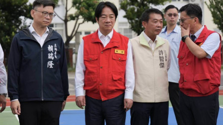 賴總統視導高雄特教學校防災演練　讚表現出色