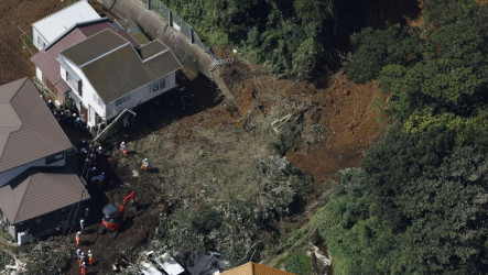 日本關東豪雨成災3死5失蹤　土石流災情嚴重