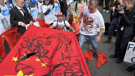 川習會陳抗集結　王丹：須尊重台灣人意願