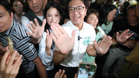 沈伯洋盼當選讓中山大同更安全　蔣萬安細數政績籲民眾續支持