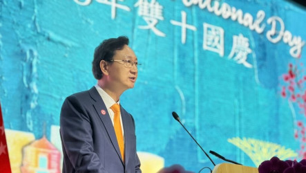 童振源國慶酒會談台星關係　經貿互信、共同確保區域安全