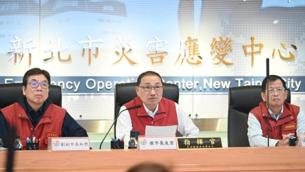 颱風薔琵逼近　侯友宜籲防強風豪雨、山區慎防坍方