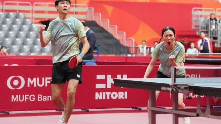 亞帕運桌球混雙林姿妤蘇晉賢力退香港組合　摘台灣代表團第3金
