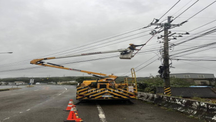 薔琵颱風釀苗栗3000戶停電　台電持續搶修