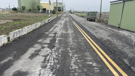 彰化大城潭墘路老舊破損　縣府辦理改善工程