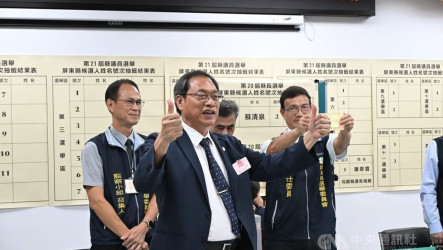 屏東花蓮台東縣長選舉之爭　參選人號次出爐