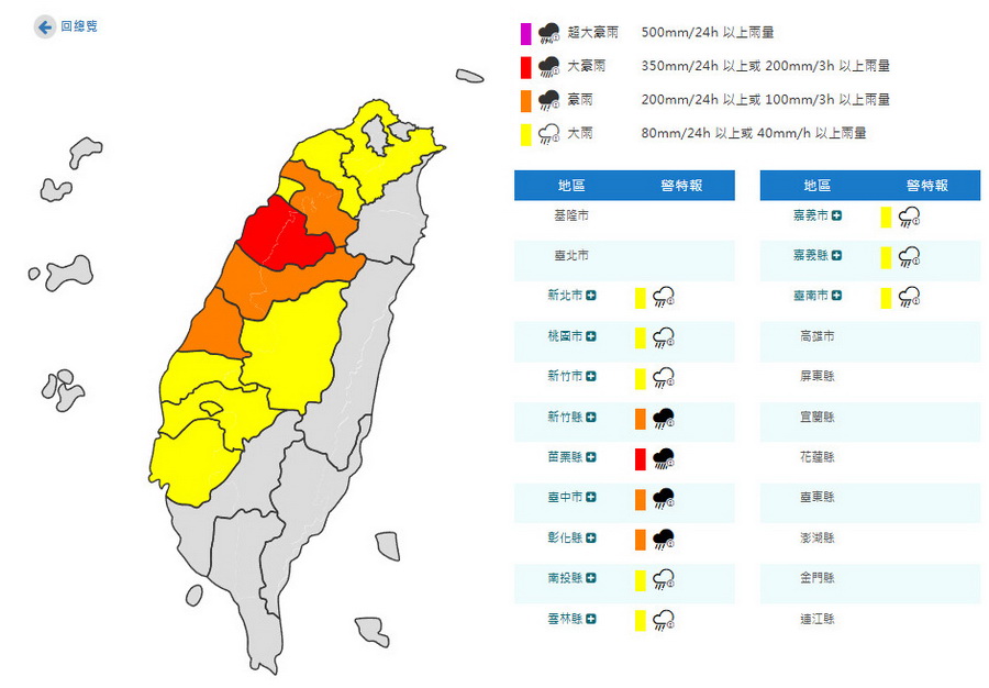 影音/0404鋒面影響 氣象署發出大雷雨訊息及豪雨特報