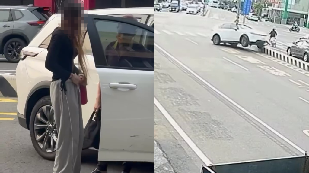 有片／台南毒駕女下班尖峰失控！路口連撞4車3人掛彩　唾液驗毒品陽性依法送辦