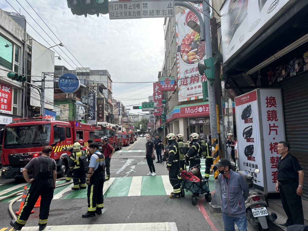 中壢區住宅火警！　62歲男子OHCA送醫