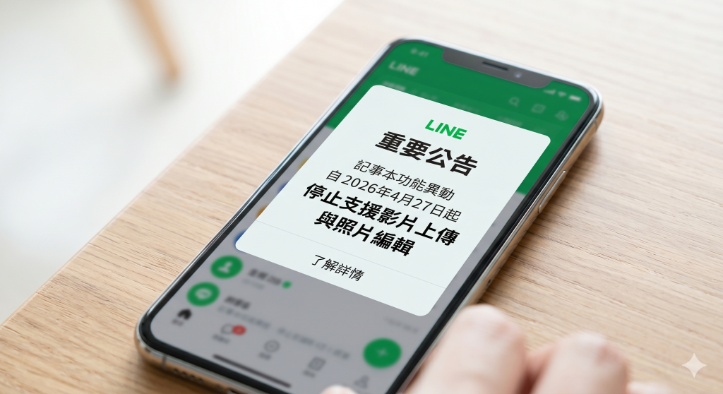LINE砍記事本影片功能！免費用戶被迫轉移，社群與付費差異一次看